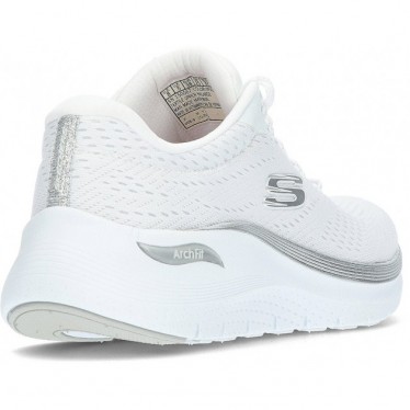 SKECHERS 150067 Baskets femme Arch Fit WHITE_SILVER