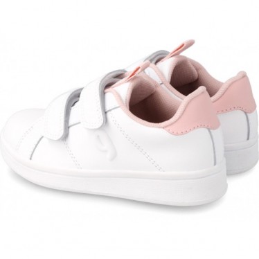 Baskets scolaires fille Garvalín 231750 Cool BLANCO_ROSA_B113