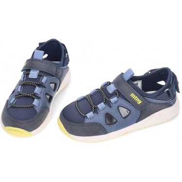Sandales pieds nus MTNG Free Baby 49048 pour garçons NAVY