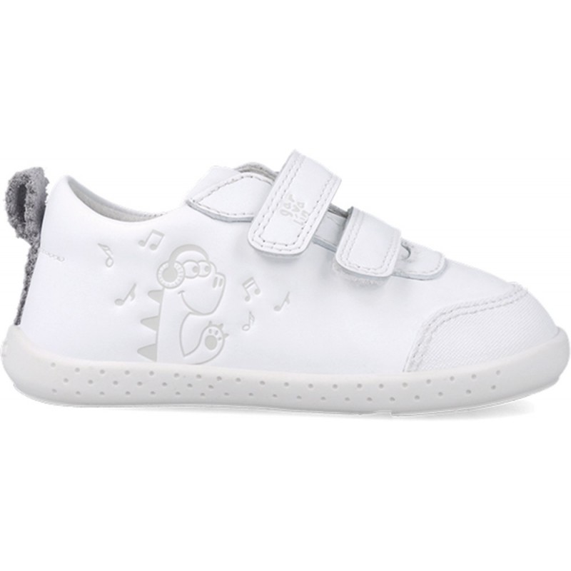 Chaussures de sport souples et respectueuses des dinosaures Garvalin 252333 pour garçons BLANCO_B050