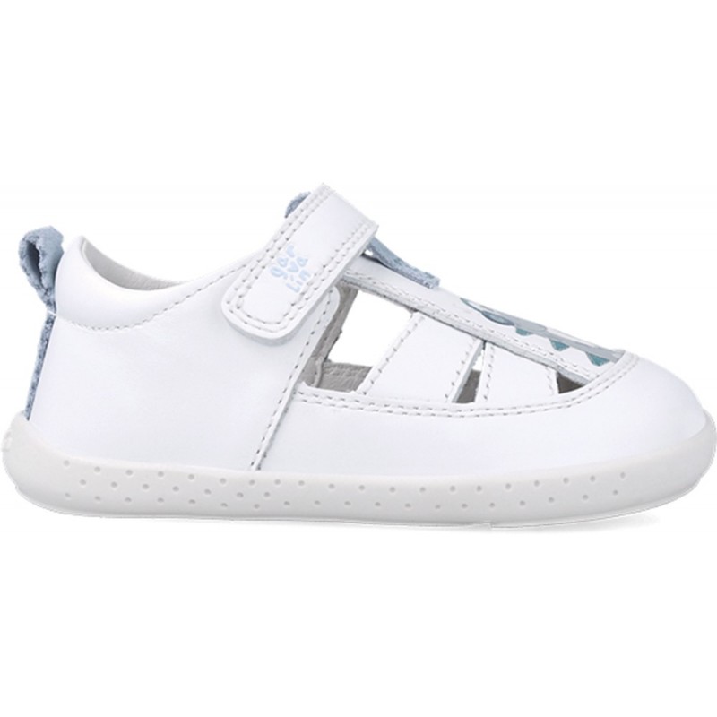 Sandale souple dinosaure Garvalin 252334 pour garçon BLANCO_B050
