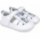 Sandale souple dinosaure Garvalin 252334 pour garçon BLANCO_B050