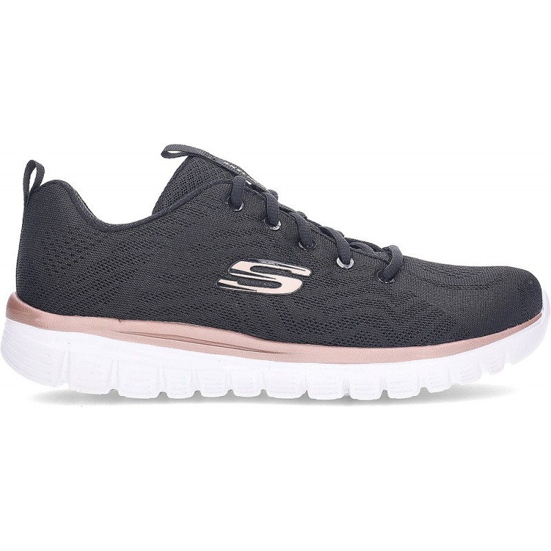 Baskets SKECHERS Graceful-Get Connected 12615 BLACK_GOLD