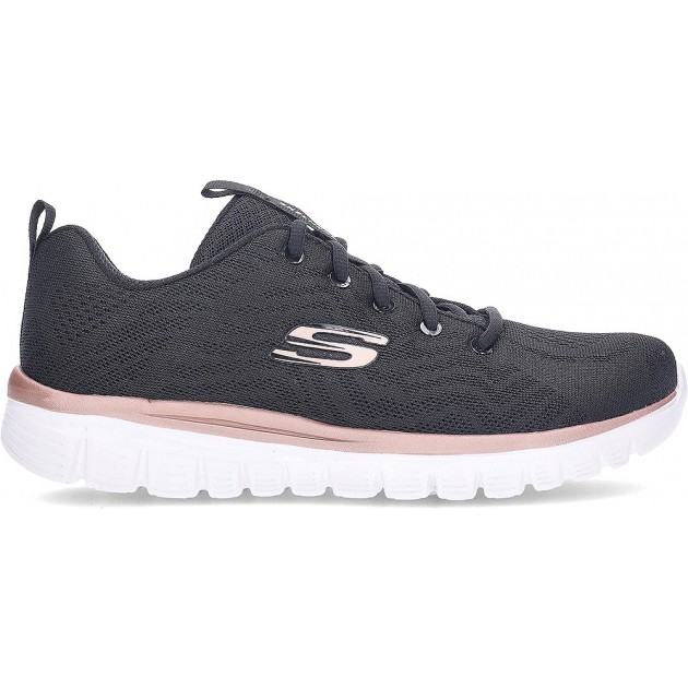 Baskets SKECHERS Graceful-Get Connected 12615 BLACK_GOLD Baskets SKECHERS Graceful-Get Connected 12615 BLACK_GOLD