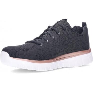 Baskets SKECHERS Graceful-Get Connected 12615 BLACK_GOLD