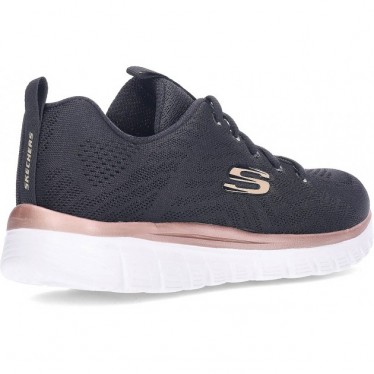 Baskets SKECHERS Graceful-Get Connected 12615 BLACK_GOLD