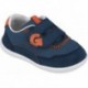 Chaussures de sport respectueuses Garvalin 252335 en maille souple pour garçons AZUL_NARANJA_A056