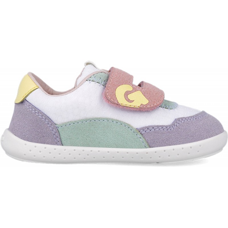 Chaussures de sport respectueuses de l'environnement Garvalin 252335 pour filles BLANCO_LILA_D661