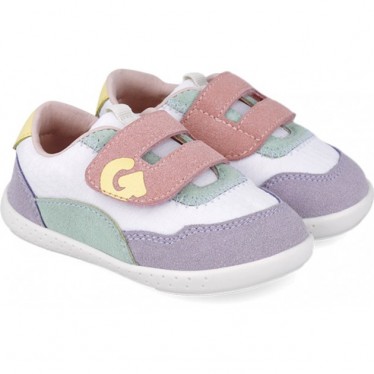 Chaussures de sport respectueuses de l'environnement Garvalin 252335 pour filles BLANCO_LILA_D661