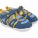 Sandale respectueuse en maille souple Garvalin 252336 pour garçons AZUL_AMARILLO_B598