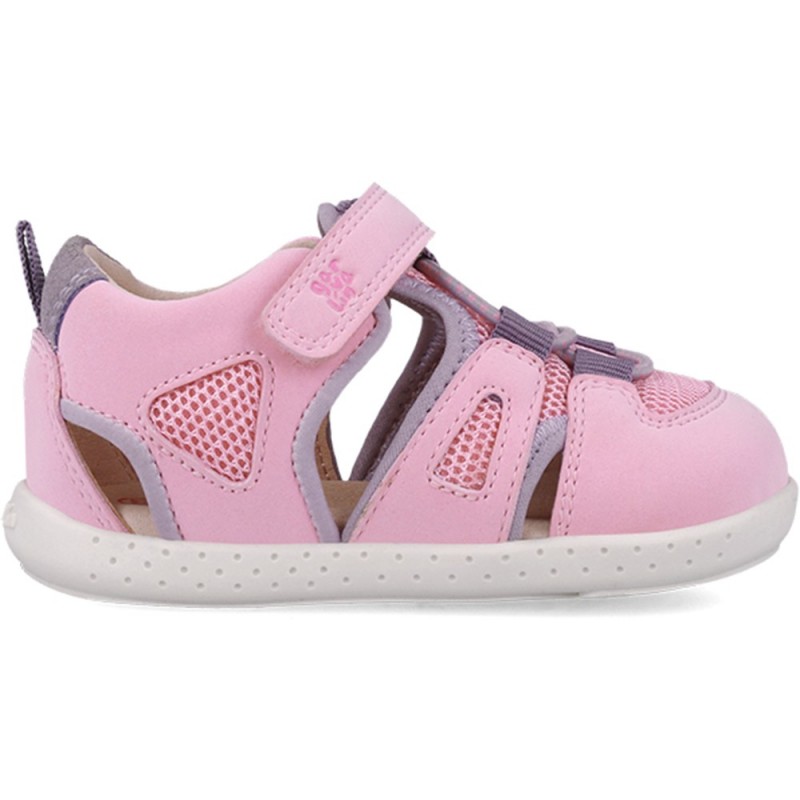 Sandales Garvalin 252336 en maille souple pour filles ROSA_C032