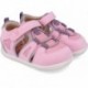 Sandales Garvalin 252336 en maille souple pour filles ROSA_C032