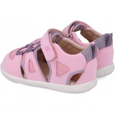 Sandales Garvalin 252336 en maille souple pour filles ROSA_C032