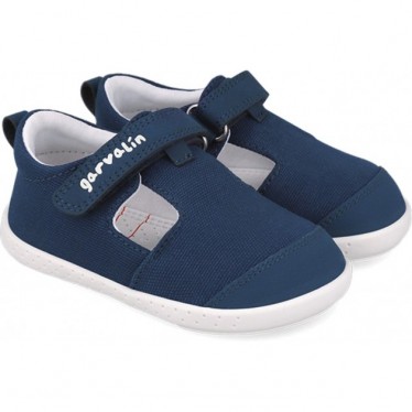 Sandale fermée souple Garvalin 252340 Barefoot pour garçon AZUL_MARINO_A089