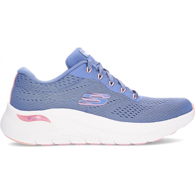 Baskets femme SKECHERS Archfit modèle 150051 BLUE_PINK Baskets femme SKECHERS Archfit modèle 150051 BLUE_PINK