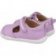Sandale respectueuse en toile souple Garvalin 252340 pour filles LILA_C164