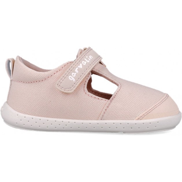 Sandale respectueuse en toile souple Garvalin 252340 pour filles ROSA_D032 Sandale respectueuse en toile souple Garvalin 252340 pour filles ROSA_D032