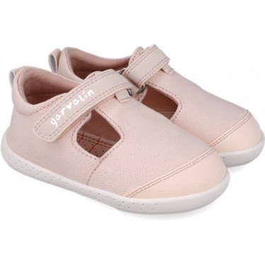 Sandale respectueuse en toile souple Garvalin 252340 pour filles ROSA_D032