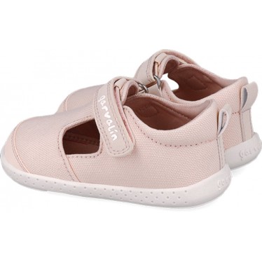 Sandale respectueuse en toile souple Garvalin 252340 pour filles ROSA_D032