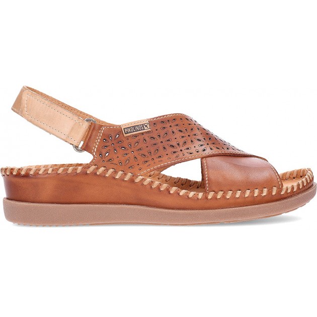 Sandales compensées PIKOLINOS Cadaques W8K-0848C1 BRANDY Sandales compensées PIKOLINOS Cadaques W8K-0848C1 BRANDY