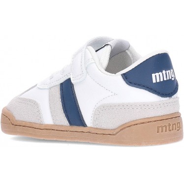Baskets respectueuses MTNG Free Baby 49060 pour garçons WHITE_NAVY