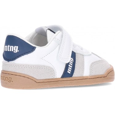 Baskets respectueuses MTNG Free Baby 49060 pour garçons WHITE_NAVY