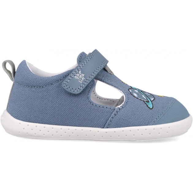 Sandale respectueuse en toile Garvalin 252342 pour garçons INDIGO_A631 Sandale respectueuse en toile Garvalin 252342 pour garçons INDIGO_A631