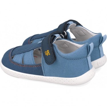 Sandale respectueuse en toile urbaine Garvalin 252344 pour garçon PETROL_A556