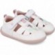 Sandales Garvalin 252346 Girafe en toile respectueuses pour filles BLANCO_C050
