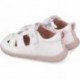Sandales Garvalin 252346 Girafe en toile respectueuses pour filles BLANCO_C050