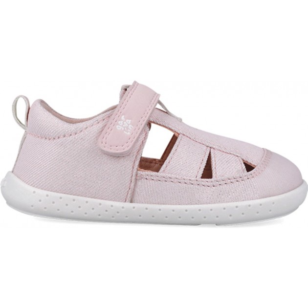 Sandale respectueuse en toile souple Garvalin 252348 pour filles ROSA_A032 Sandale respectueuse en toile souple Garvalin 252348 pour filles ROSA_A032