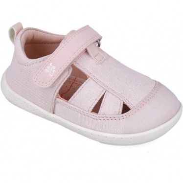 Sandale respectueuse en toile souple Garvalin 252348 pour filles ROSA_A032