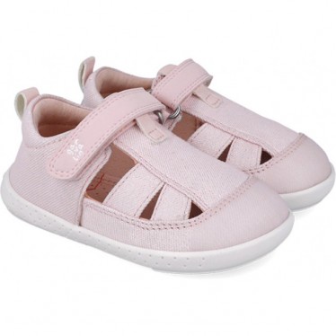 Sandale respectueuse en toile souple Garvalin 252348 pour filles ROSA_A032