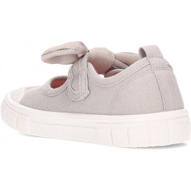 Ballerines GARVALIN Canvas Bow 252380 pour fille respectueuses CRUDO_B663