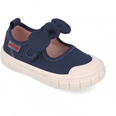 Ballerines GARVALIN Canvas Bow 252380 pour fille respectueuses AZUL_MARINO_A089