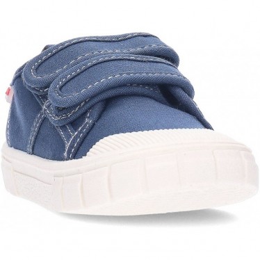 Chaussures de sport respectueuses GARVALIN Canvas Basic 252381 pour garçons AZUL_MARINO_A089