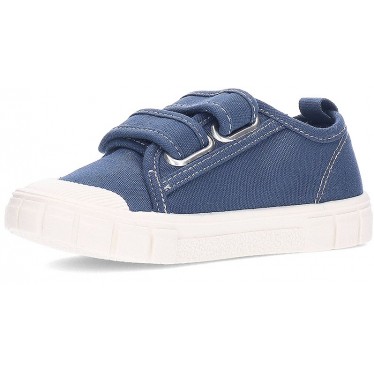 Chaussures de sport respectueuses GARVALIN Canvas Basic 252381 pour garçons AZUL_MARINO_A089