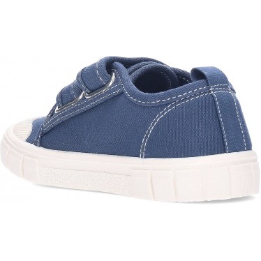 Chaussures de sport respectueuses GARVALIN Canvas Basic 252381 pour garçons AZUL_MARINO_A089