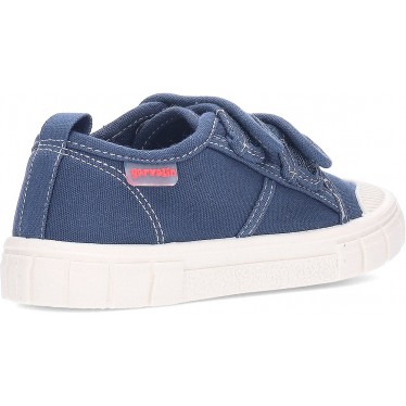 Chaussures de sport respectueuses GARVALIN Canvas Basic 252381 pour garçons AZUL_MARINO_A089