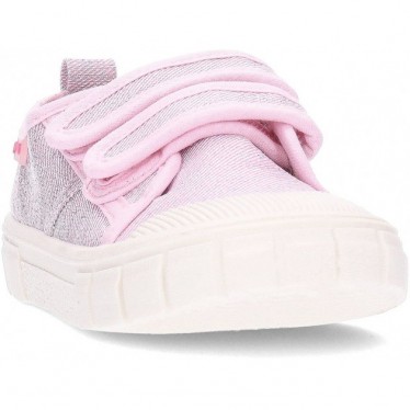 Chaussures de sport respectueuses GARVALIN Basic Canvas 252381 pour filles ROSA_E032