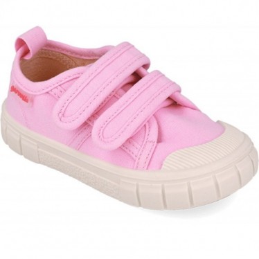 Chaussures de sport respectueuses GARVALIN Basic Canvas 252381 pour filles ROSA_D032