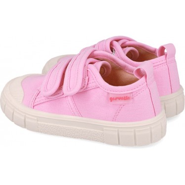 Chaussures de sport respectueuses GARVALIN Basic Canvas 252381 pour filles ROSA_D032