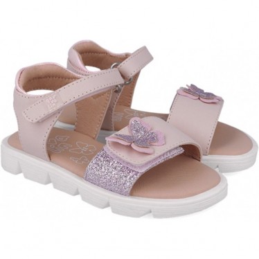 Sandales papillon Garvalin 252400 pour filles ROSA_A032