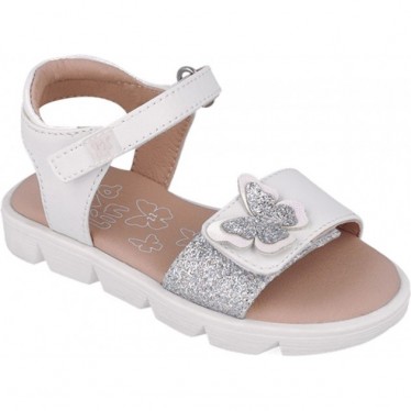 Sandales papillon Garvalin 252400 pour filles BLANCO_B050