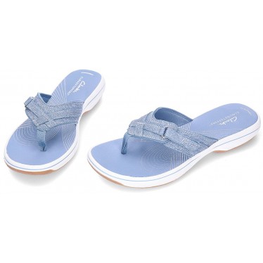 Sandales Clarks BRINKLEY SEA pour femmes BLUE_INTEREST
