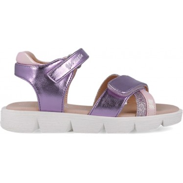 Sandales à brides souriantes Garvalin 252446 pour filles ROSA_A032