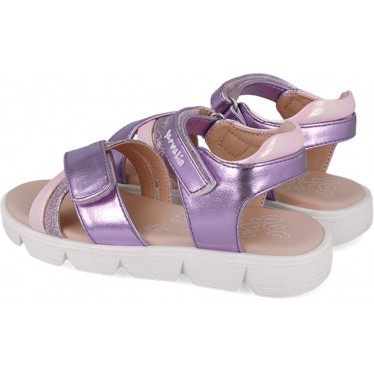 Sandales à brides souriantes Garvalin 252446 pour filles ROSA_A032