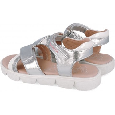 Sandales à brides souriantes Garvalin 252446 pour filles BLANCO_B050