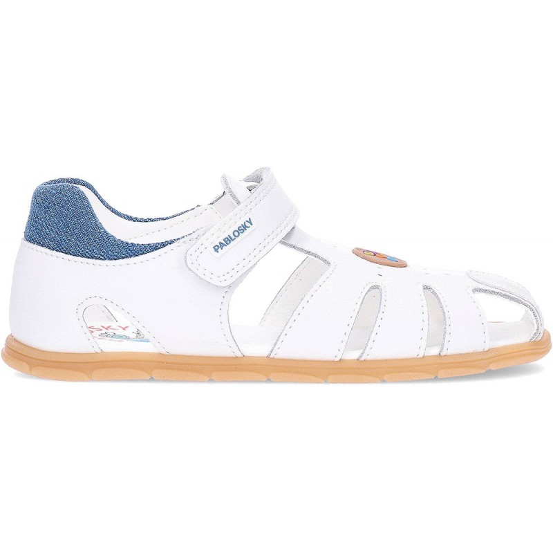 Pablosky Zig 051802 sandales pieds nus BLANCO