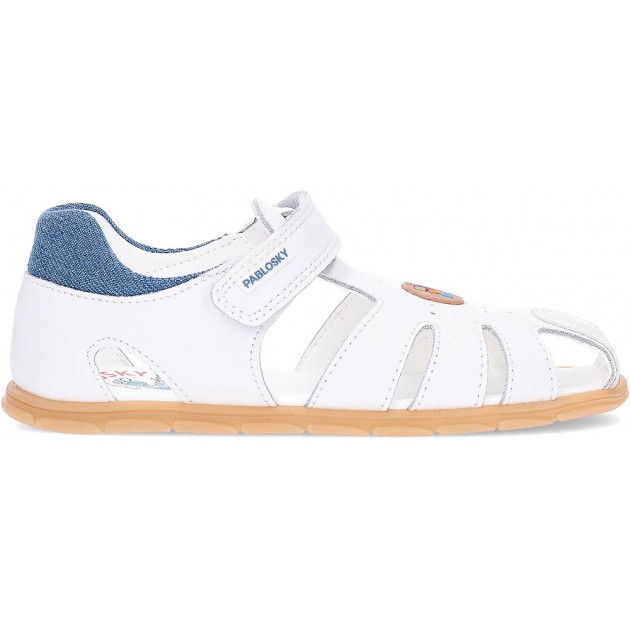Pablosky Zig 051802 sandales pieds nus BLANCO